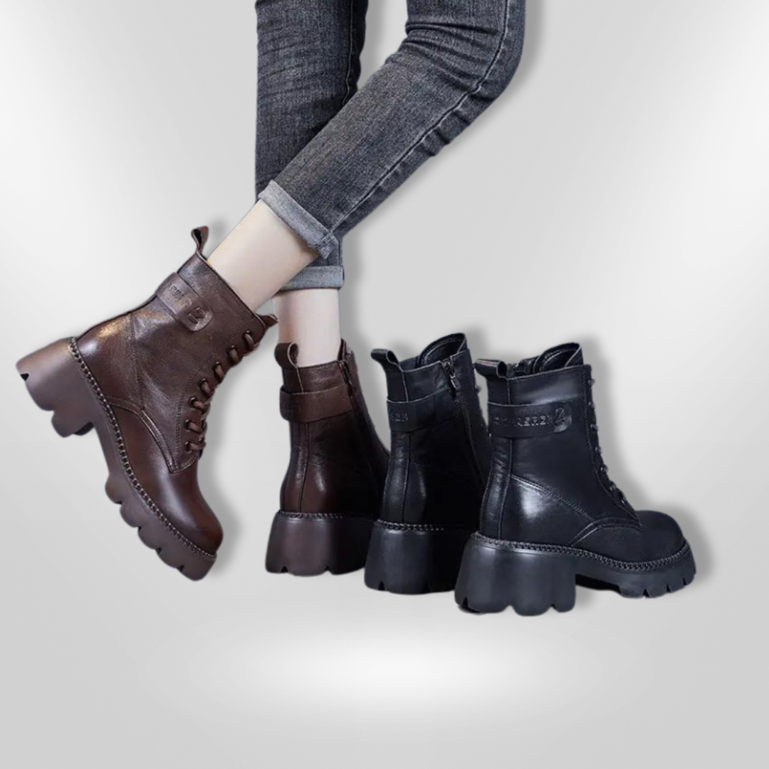 IVYSHAPE | Orthopedic Leather Boots