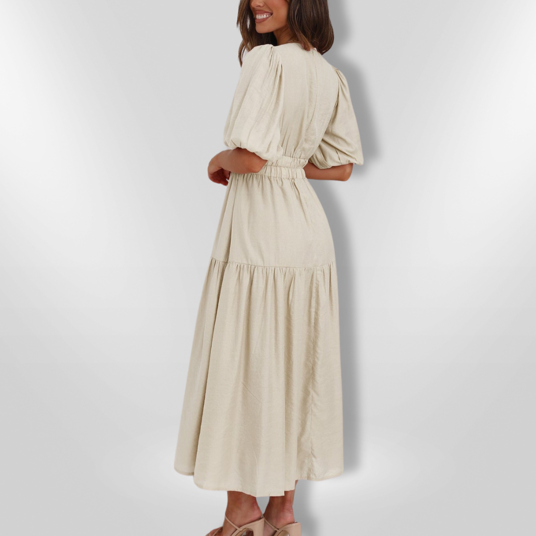 ENOLA | Puff Sleeves Dress