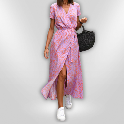 LARA | Vibrant Wrap Dress