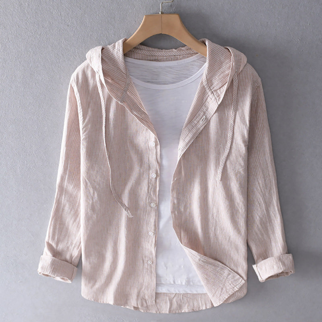 LUCAS | Men's Lightweight Hooded Shirt