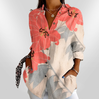 MAIA | Floral Cotton Blouse