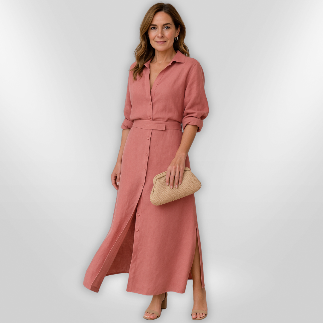 JEANETTE | Maxi V-neck Dress