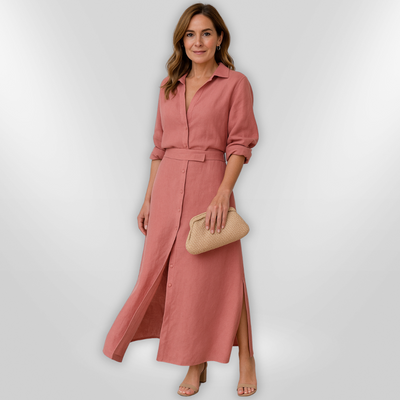 JEANETTE | Maxi V-neck Dress