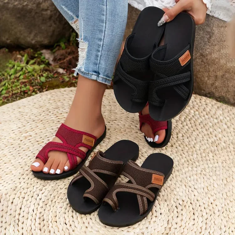 CELIA | Perforated Mesh Sandals