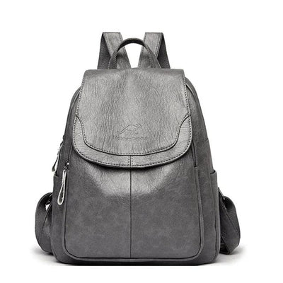 EDA | Leather Anti Theft Backpack