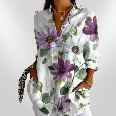 MAIA | Floral Cotton Blouse