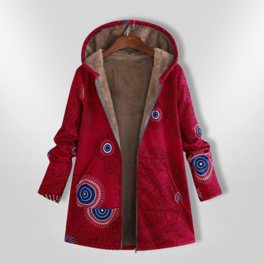 TRICIA | Reversible hoodie Jacket