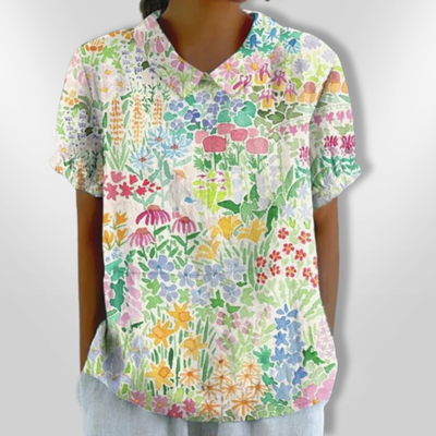 FLORYN | Floral Print Blouse