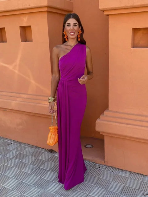 LIA | Asymmetrical Long Dress