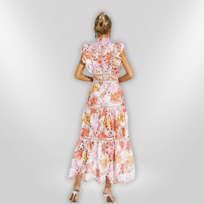 PAULA | Hollow Sleeveless Midi Dress