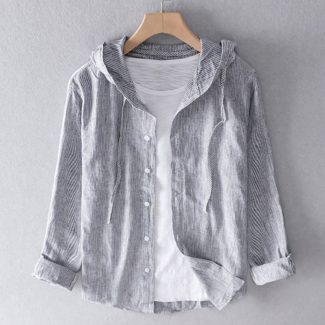 LUCAS | Men's Lightweight Hooded Shirt