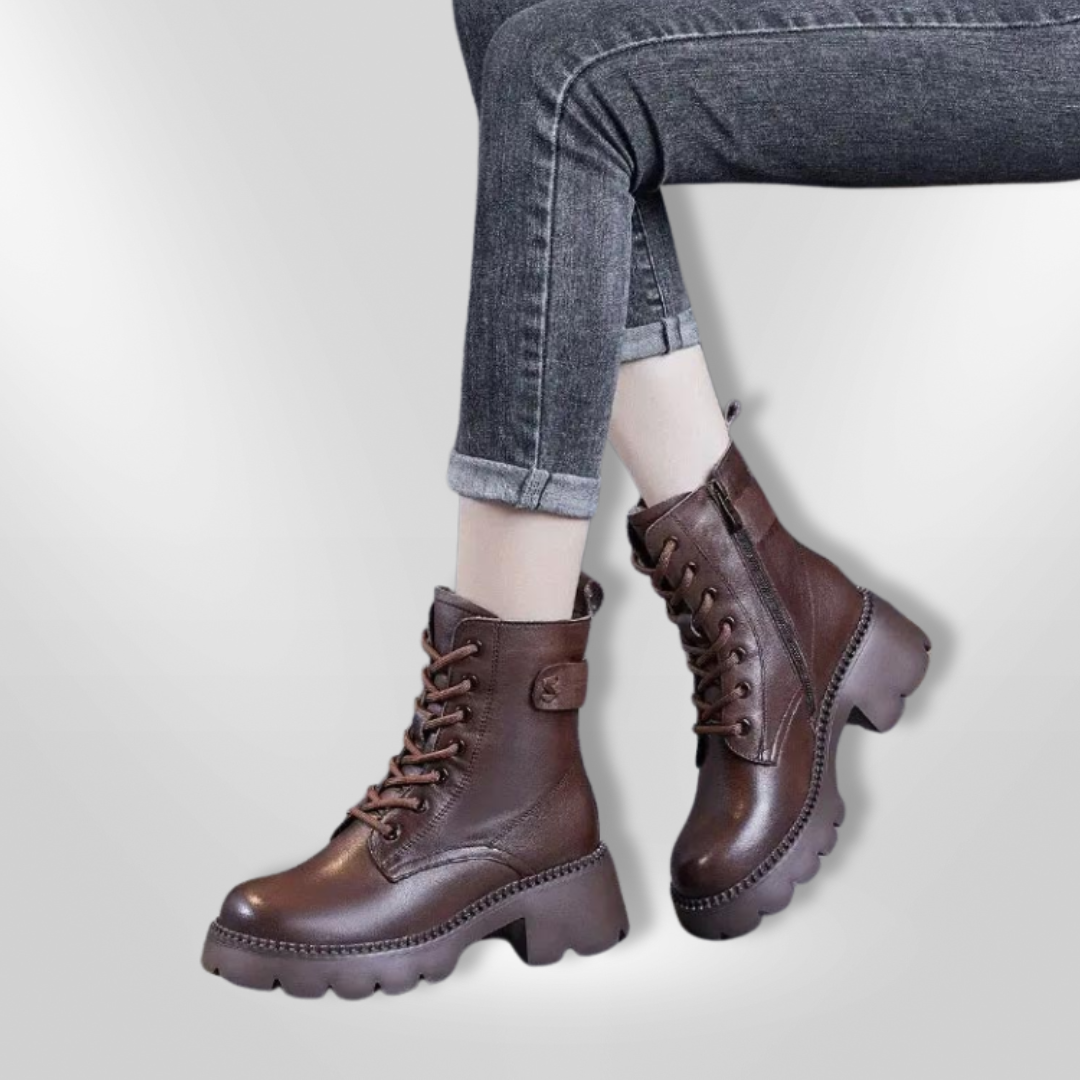 IVYSHAPE | Orthopedic Leather Boots