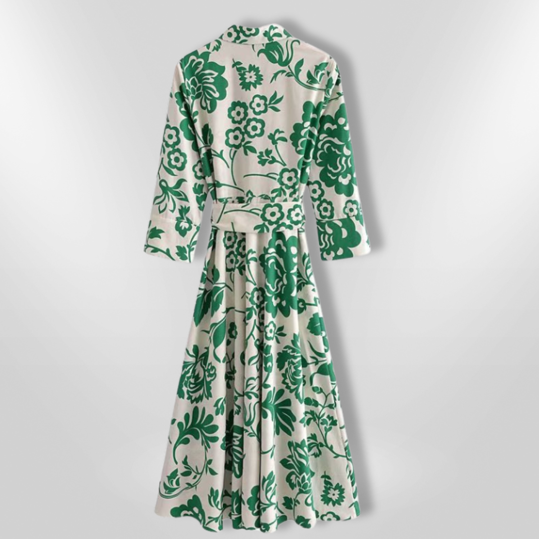 RIA | Long Sleeve Floral Dress