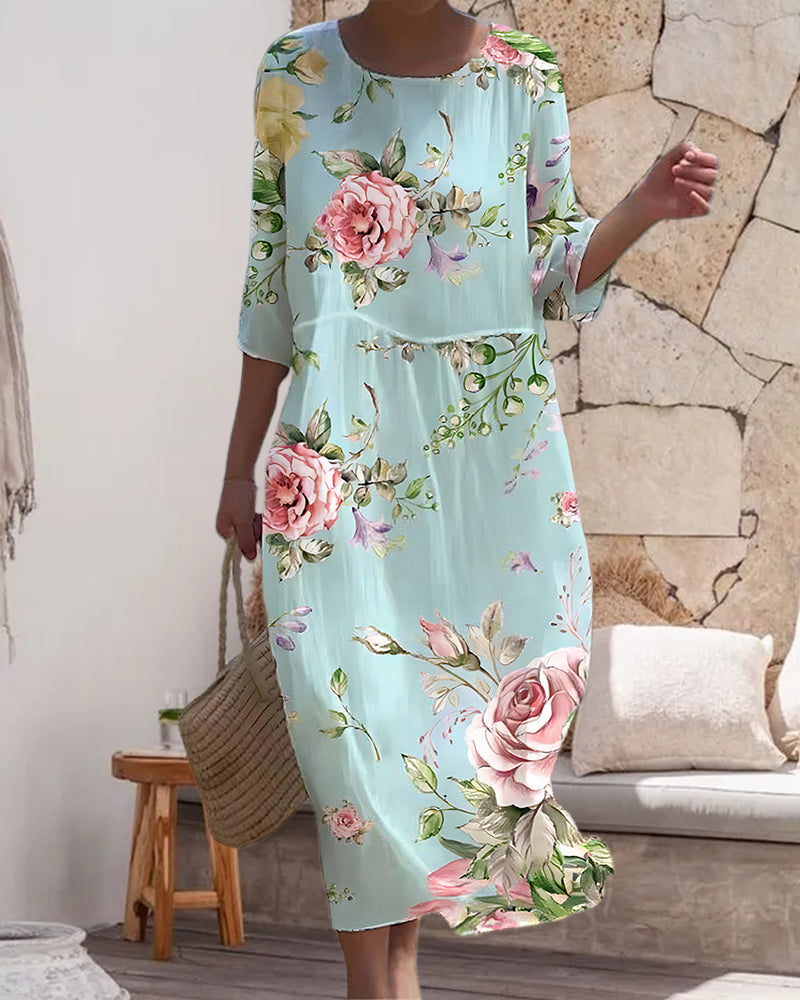 KAREN | Elegant Floral Dress