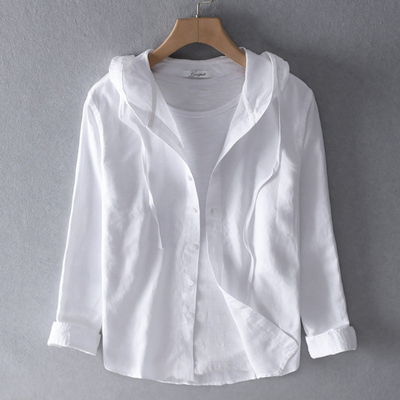 LUCAS | Men's Lightweight Hooded Shirt