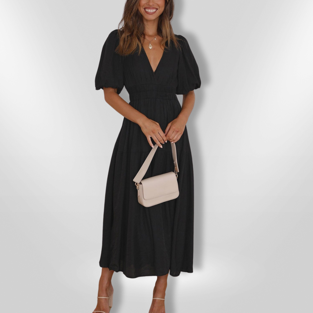 ENOLA | Puff Sleeves Dress