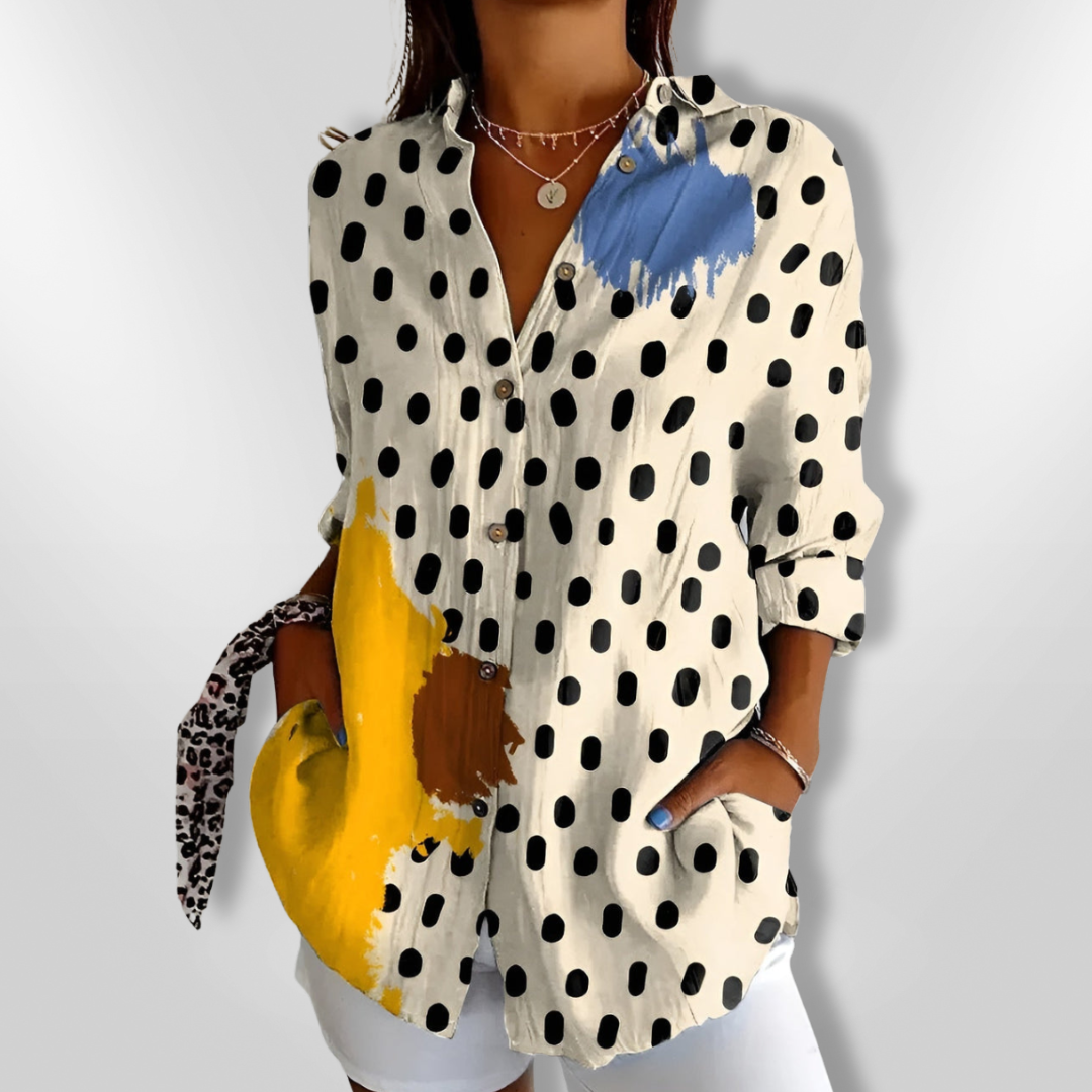 MAIA | Floral Cotton Blouse