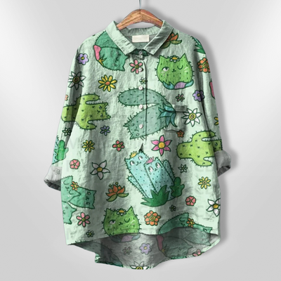 VIRGINIA | Handcrafted floral shirt