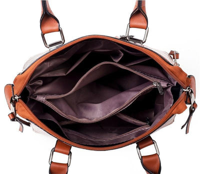 VALENTINA | 4 Piece Leather bag set
