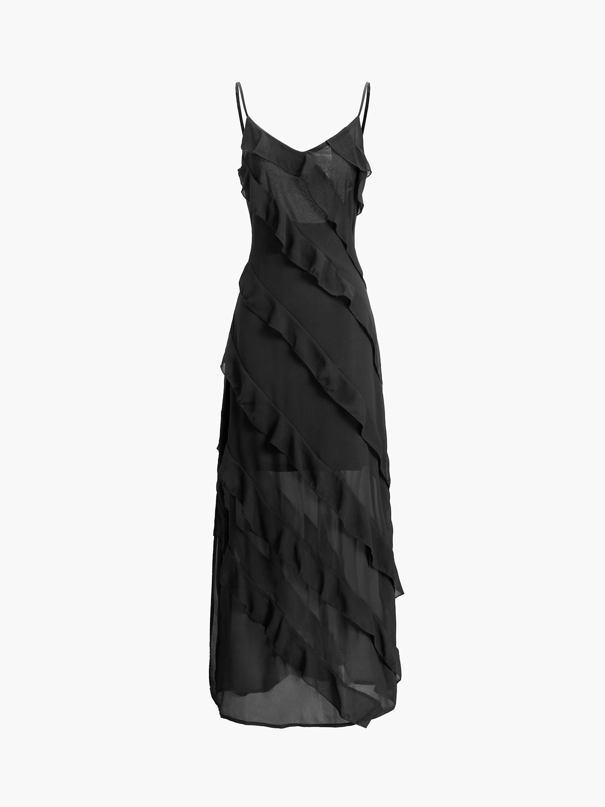 ROSARIA | Elegant dress with ruffles