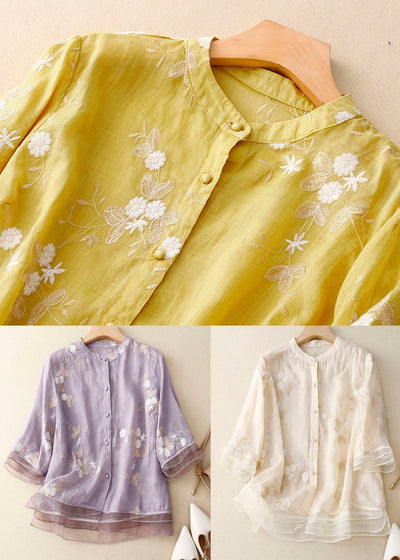 ELOISE | Embroidered Cotton Blouse