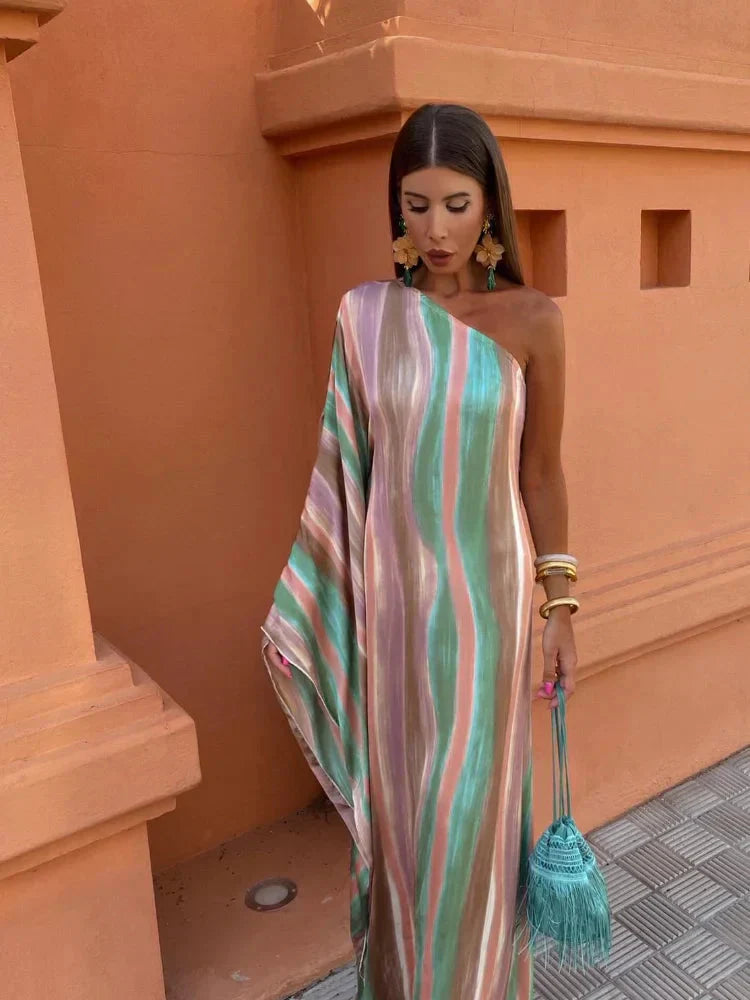 LILY | Asymmetrical Maxi Dress
