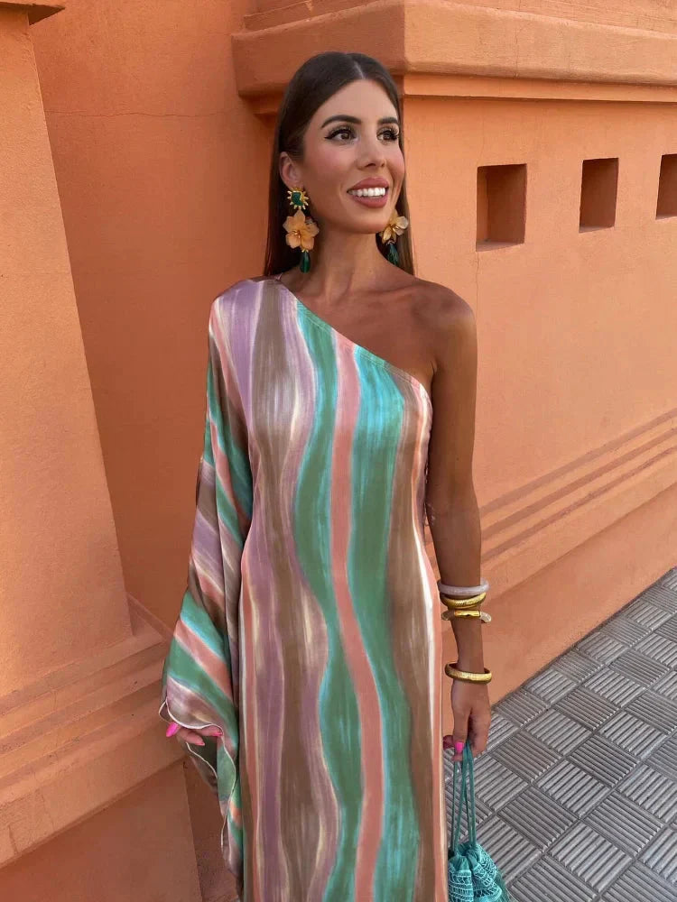 LILY | Asymmetrical Maxi Dress
