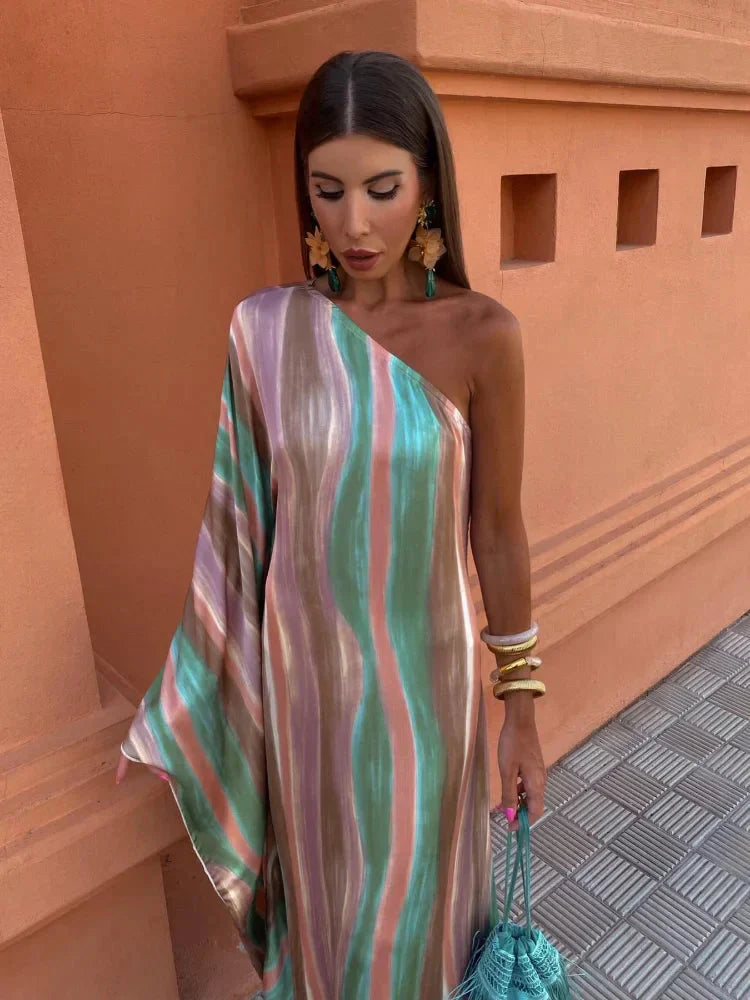 LILY | Asymmetrical Maxi Dress