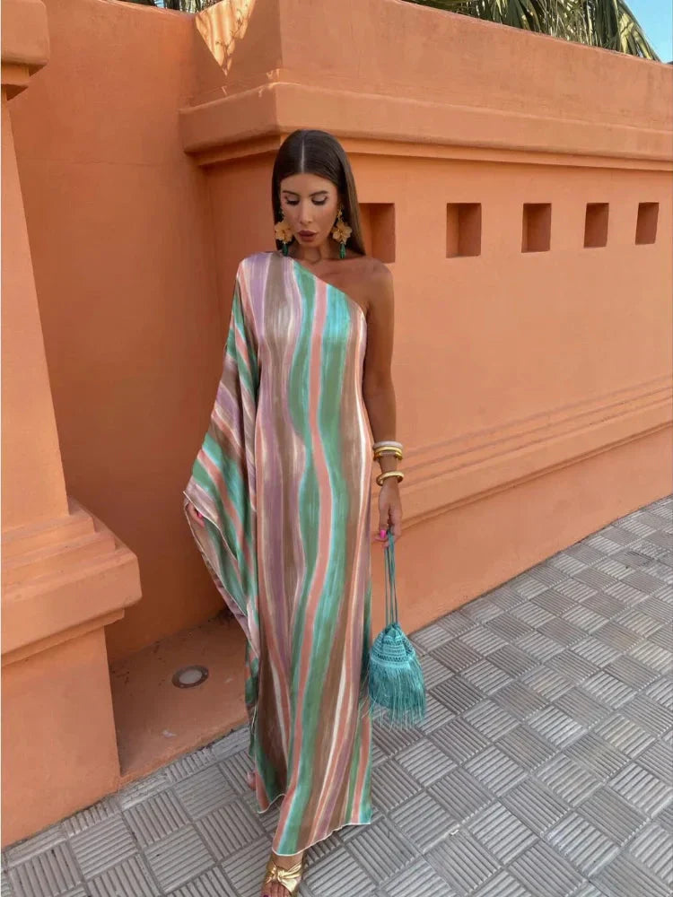 LILY | Asymmetrical Maxi Dress