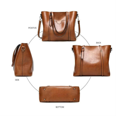 LOUISA | Leather carrier bag