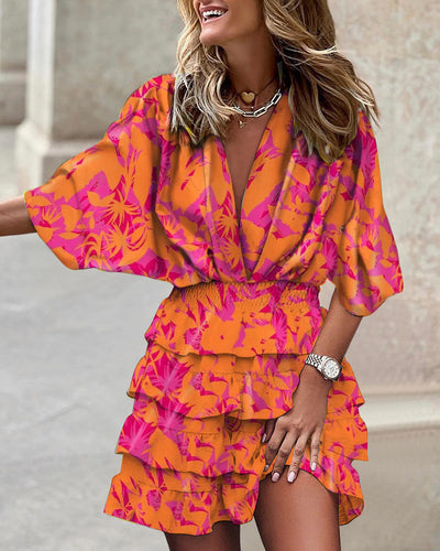 FRANCESCA | Stylish Print Dress