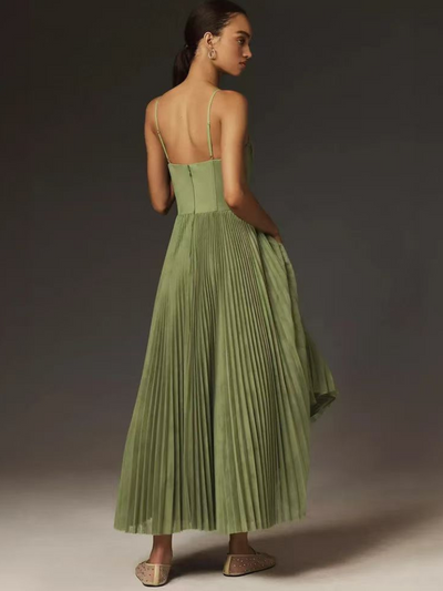 CLAIRE | Stylish Green Dress