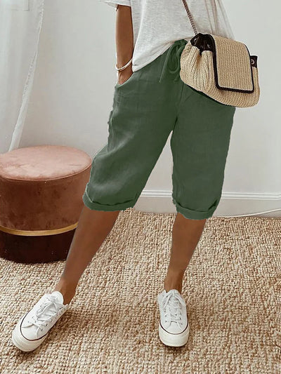 BELLA | Rolled Hem Comfort Shorts