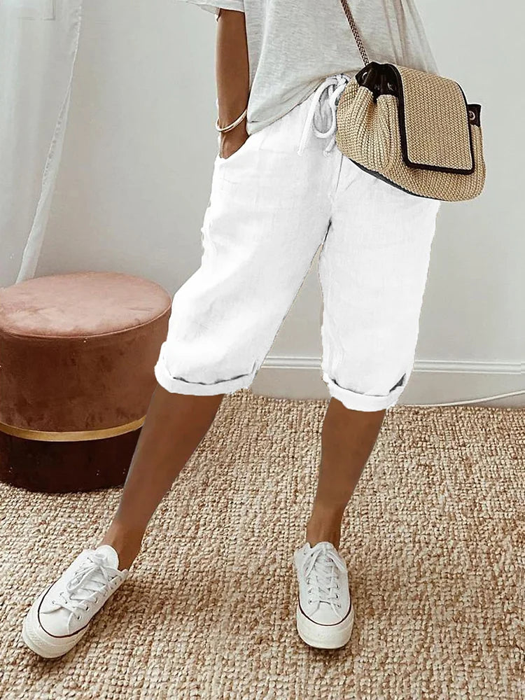 BELLA | Rolled Hem Comfort Shorts