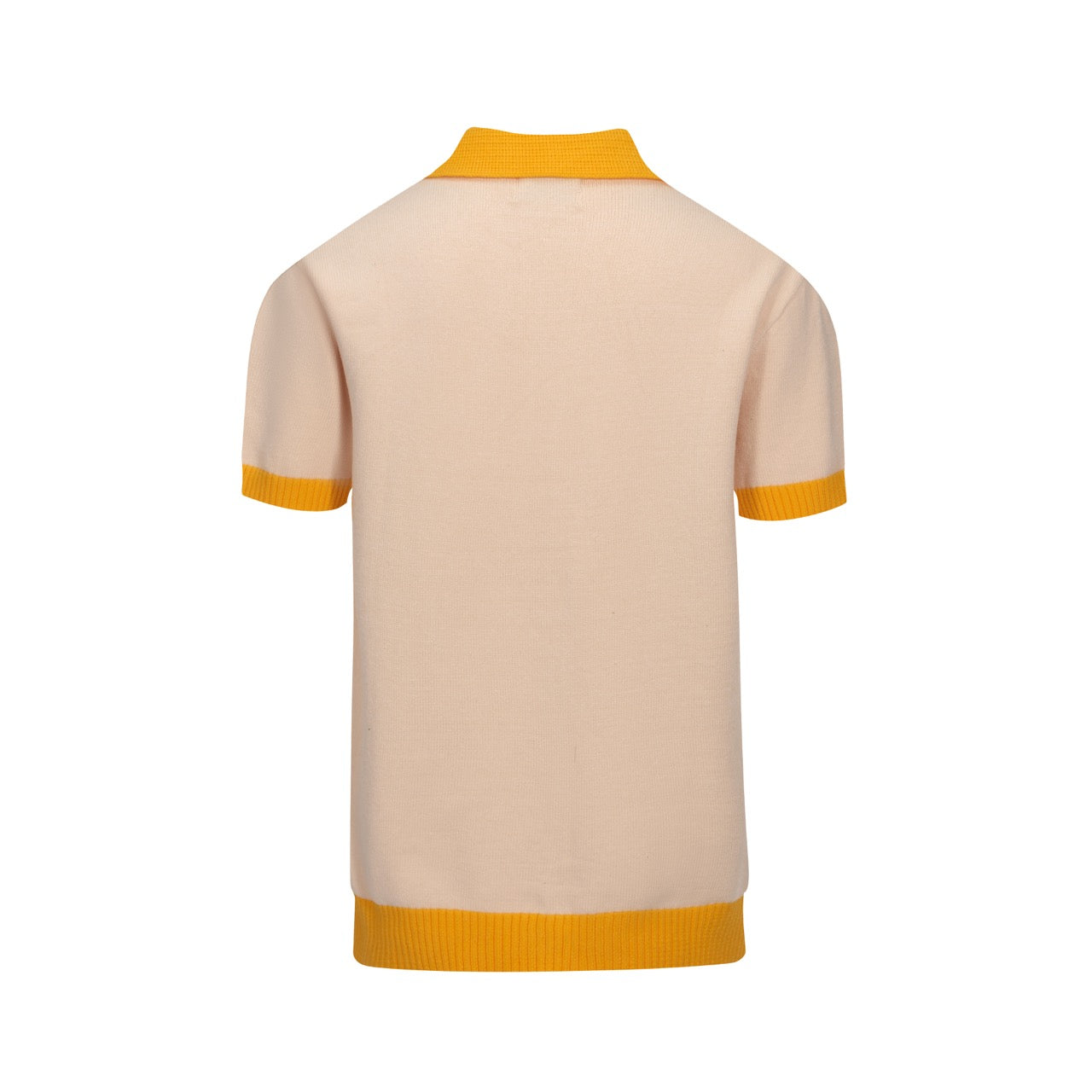 JAMES | Men's Casual 60's Retro Geometric Knitted Short Sleeve Cardigan