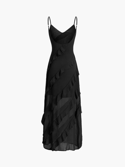 ROSARIA | Elegant dress with ruffles