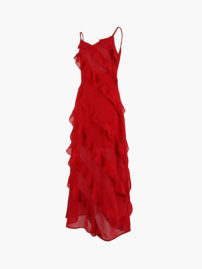 ROSARIA | Elegant dress with ruffles