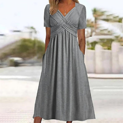BIRGITTE | Casual Midi Dress