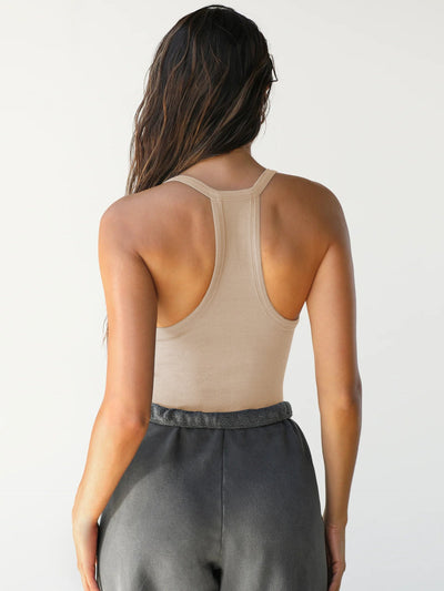 JESSIE | Sexy Casual Halter V-Neck Plain Sleeveless Top
