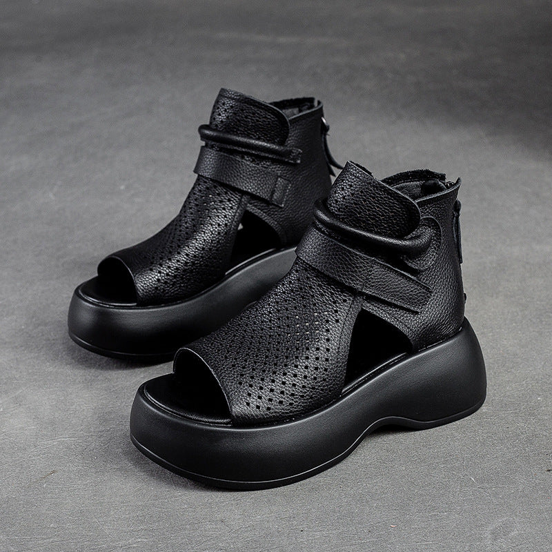FEDERICA | Timeless leather orthopedic sandals