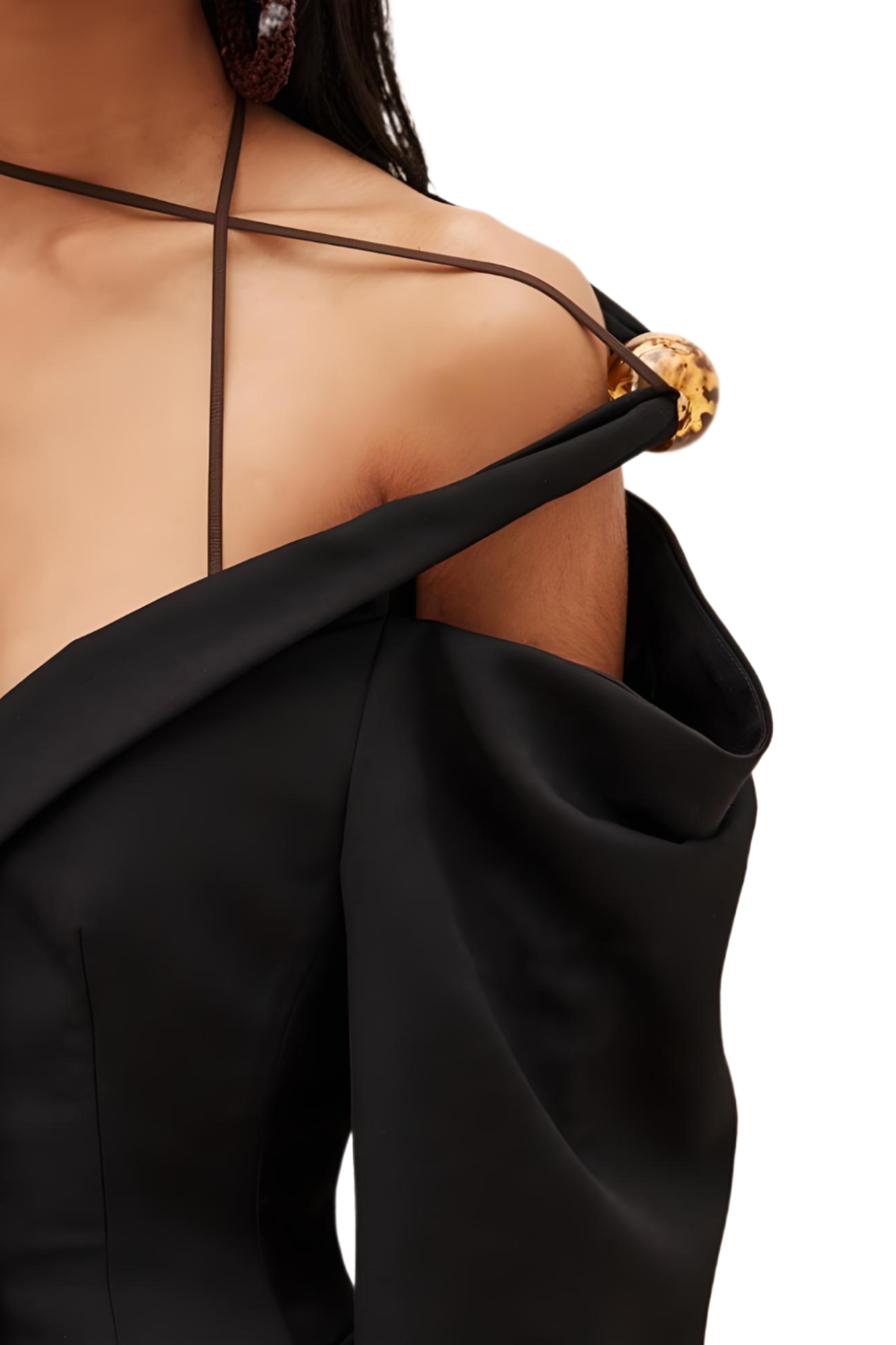 SARA | Off Shoulder Contraption Blazer