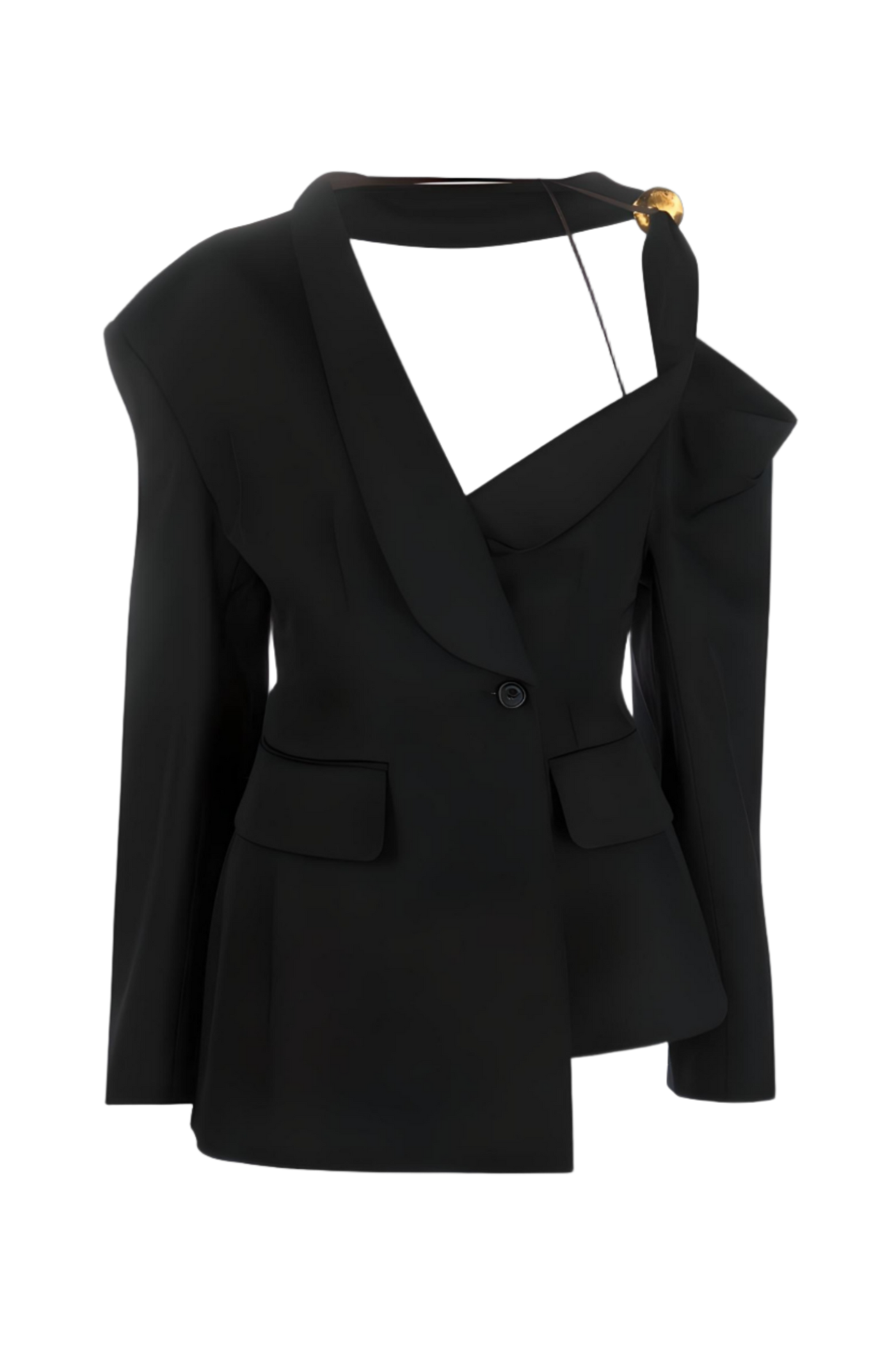 SARA | Off Shoulder Contraption Blazer