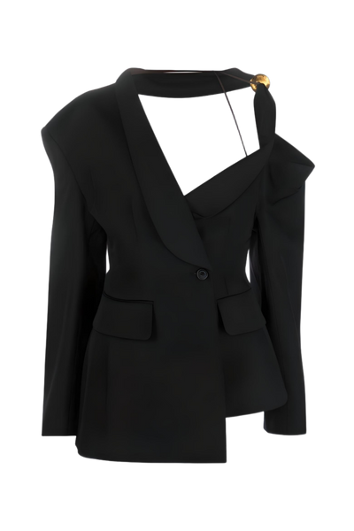 SARA | Off Shoulder Contraption Blazer