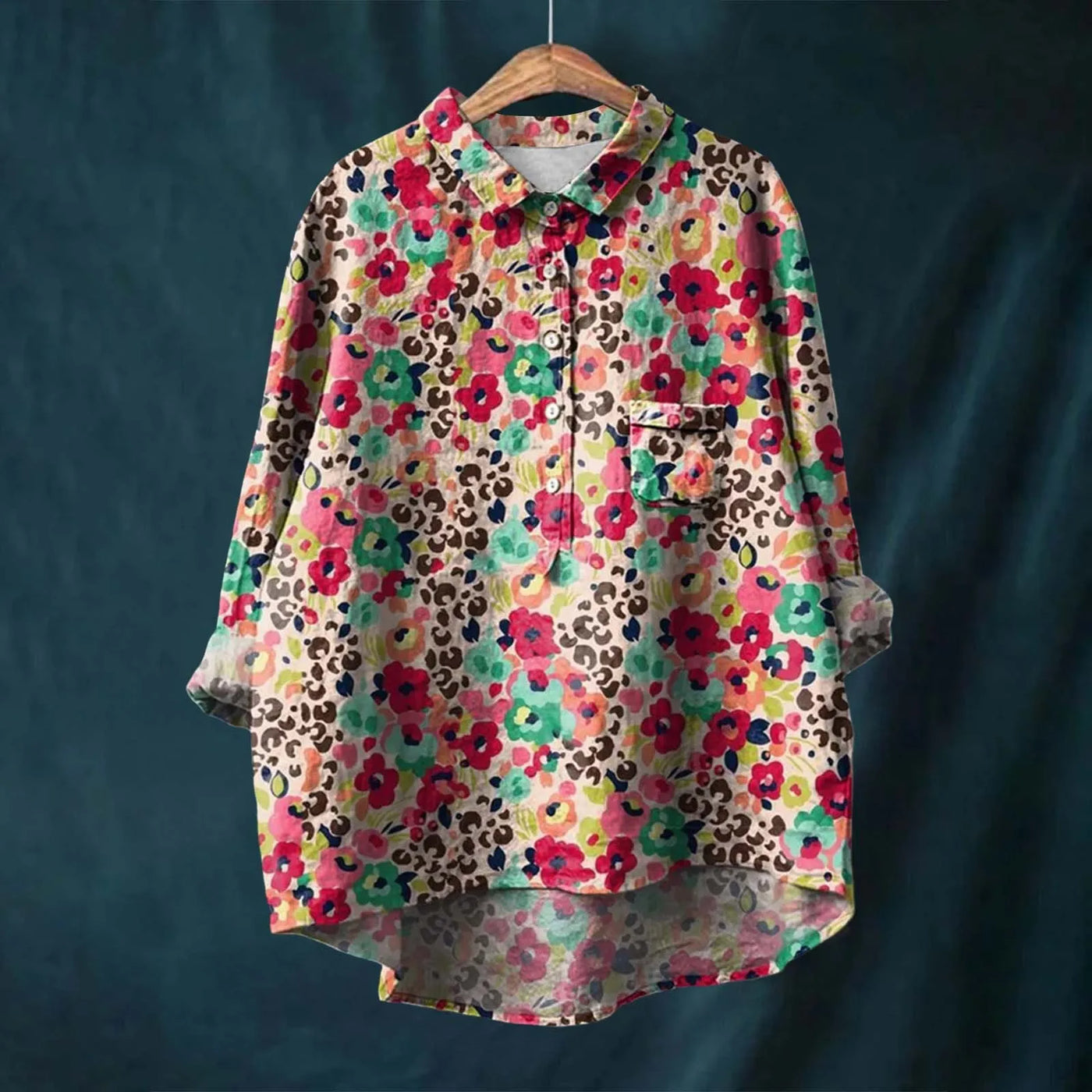 LIESA | Elegant Women's Floral Shirt