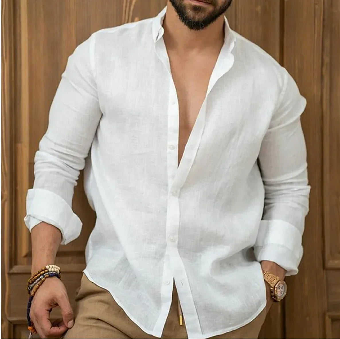 WESLY | Linen Beach Shirt