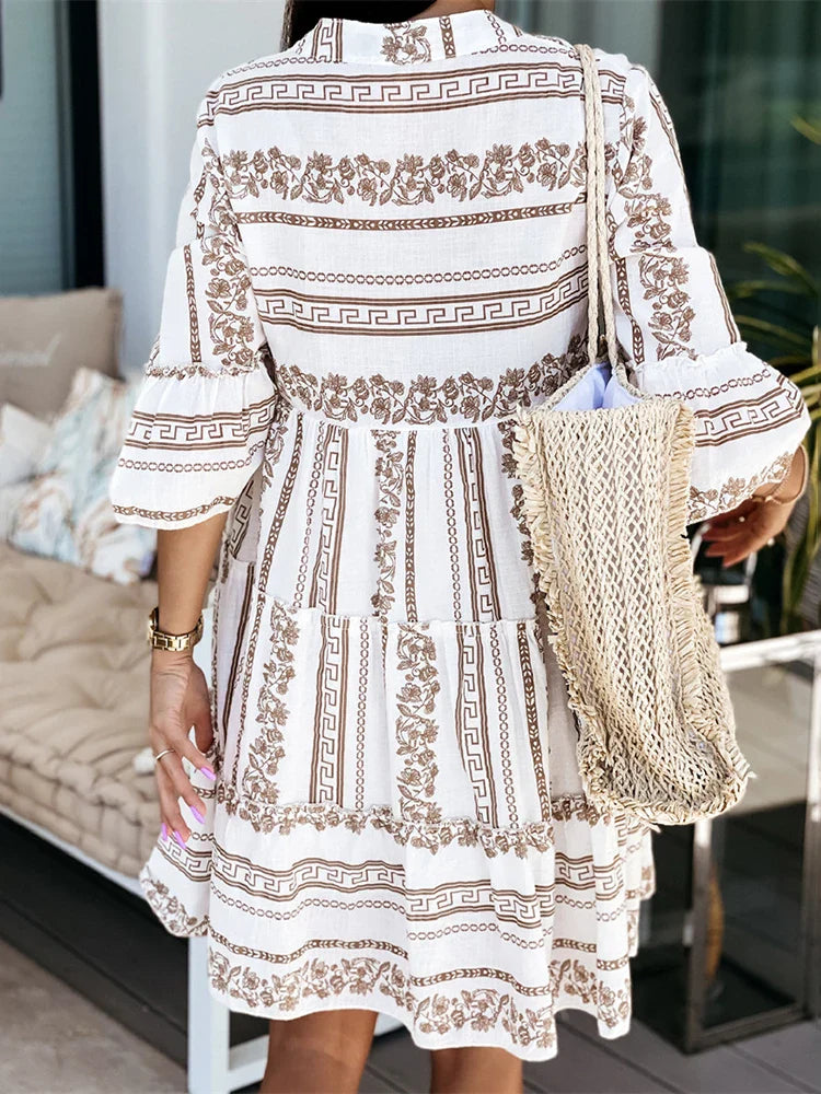 AMELIE | Elegant Boho Chic Tunic Dress