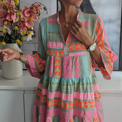 LILY | Boho Chic Loose-Fit Dress