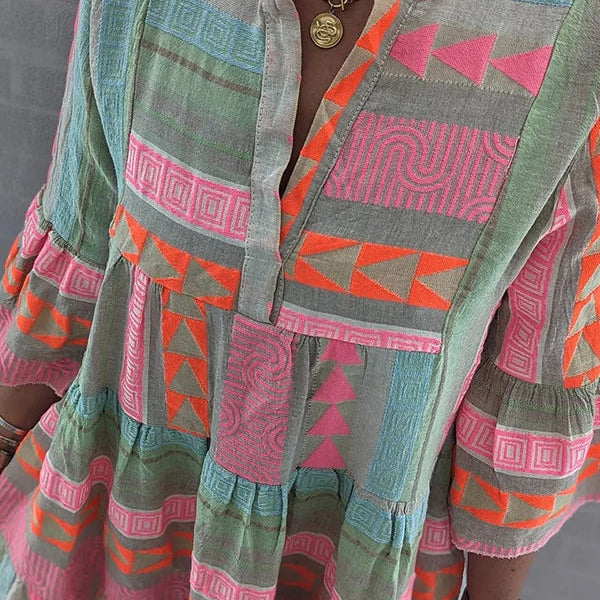 LILY | Boho Chic Loose-Fit Dress