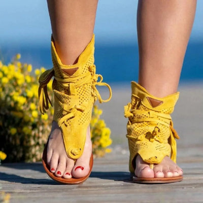 ZAHARA | Fringe Accent Sandals