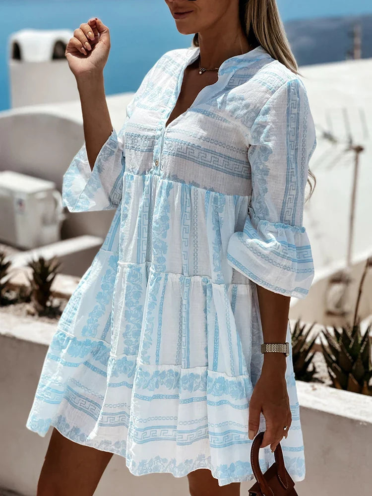 AMELIE | Elegant Boho Chic Tunic Dress